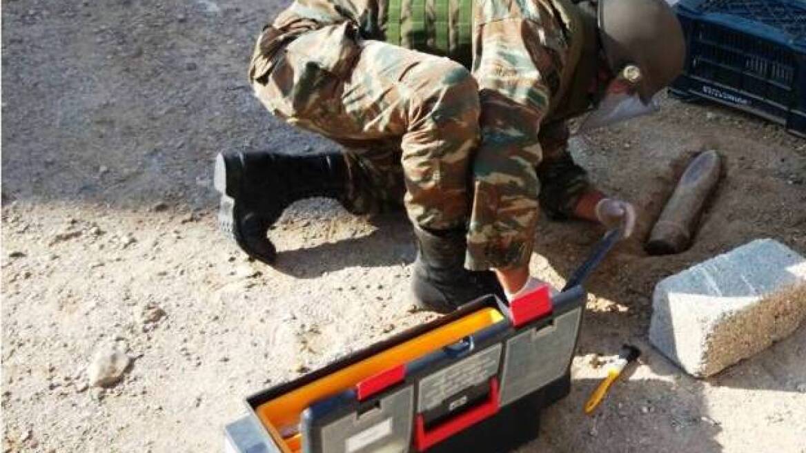 Βλήμα του Β’ Παγκοσμίου Πολέμου στο κέντρο του Αιγάλεω 