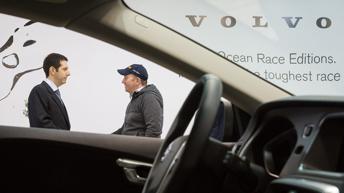 Ο Έκτορας Μποτρίνι μοίρασε γεύσεις στο περίπτερο της Volvo