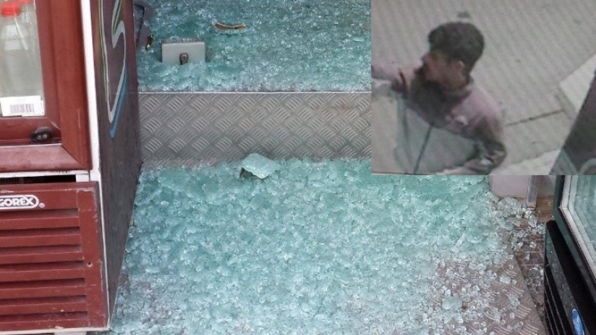 Θεριακλής διέρρηξε περίπτερο on camera!