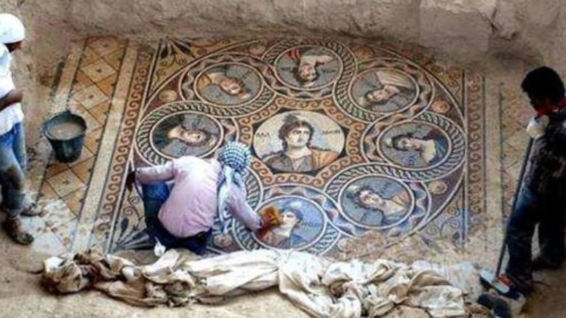 Τρία υπέροχα ψηφιδωτά στην αρχαία ελληνική πόλη Ζεύγμα