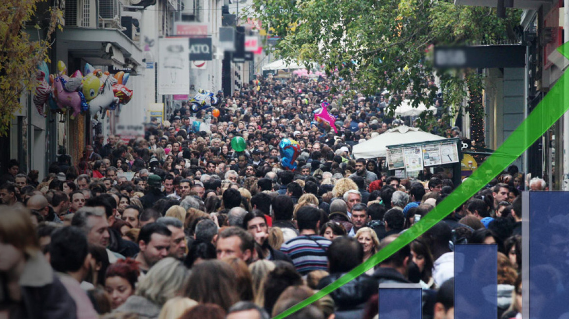 Αύξηση 1,7% του ΑΕΠ για πρώτη φορά μετά από έξι χρόνια