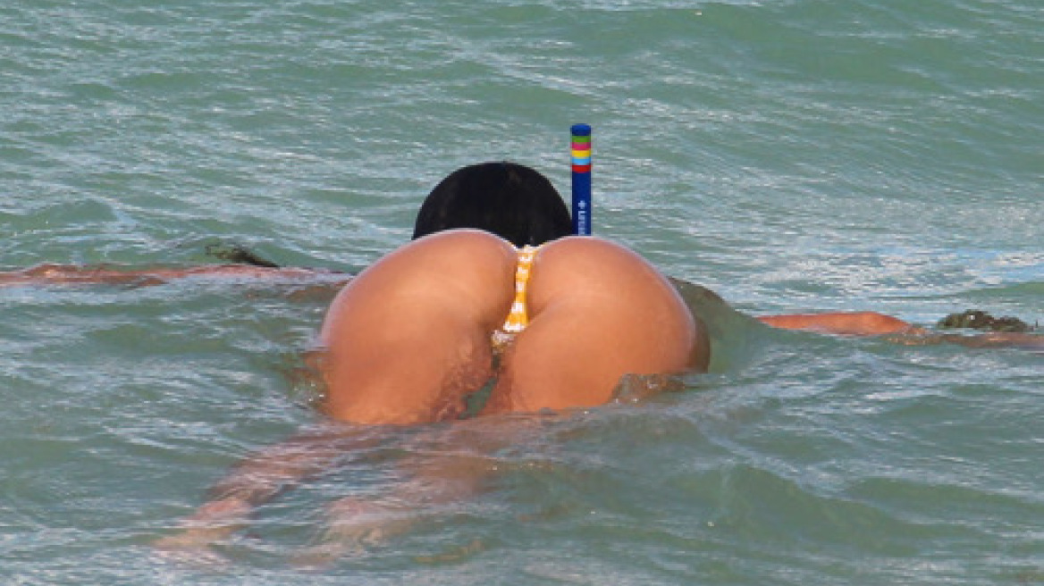 H Claudia Romani πήγε για ψαροντούφεκο στο Miami