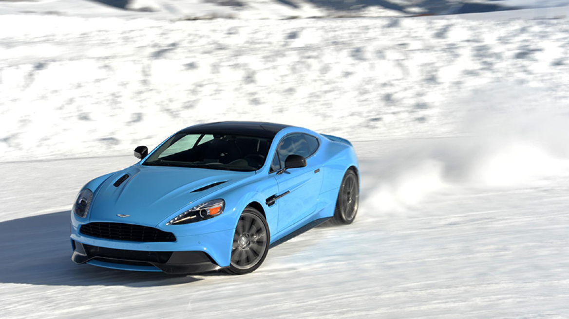 Μαθήματα στον πάγο με Aston Martin (vid)