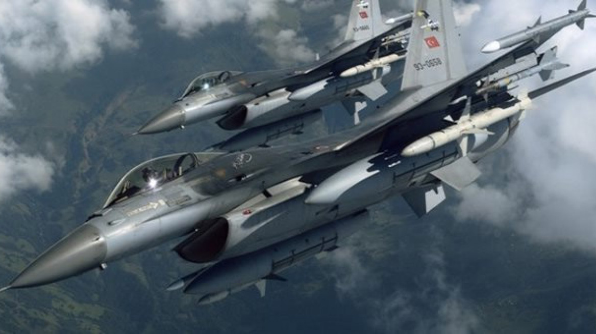 Υπέρπτηση τουρκικών F-16 πάνω από τρία ελληνικά νησιά