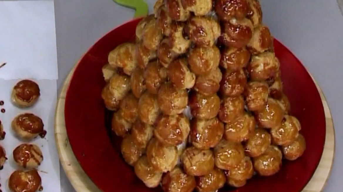 Πύργος από σου με καραμέλα