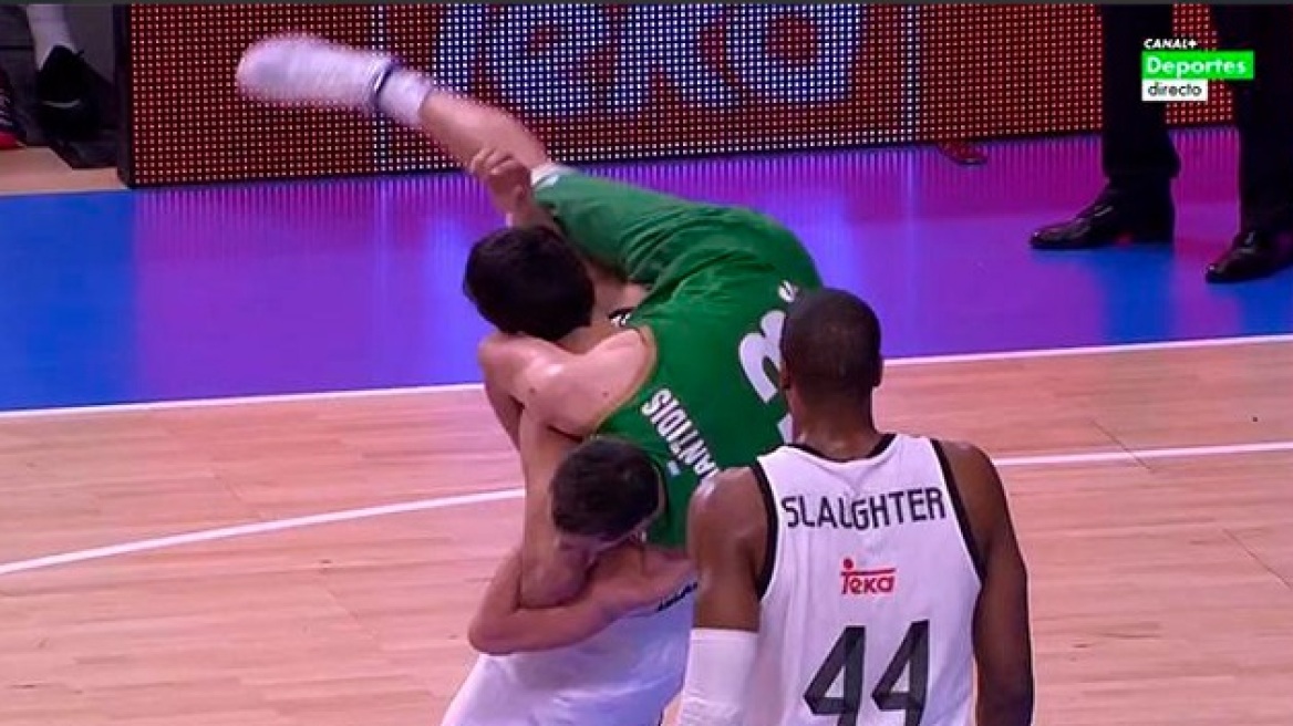 Βίντεο: Λαβή... παλαιστή από τον Καμπάτσο στον Διαμαντίδη!