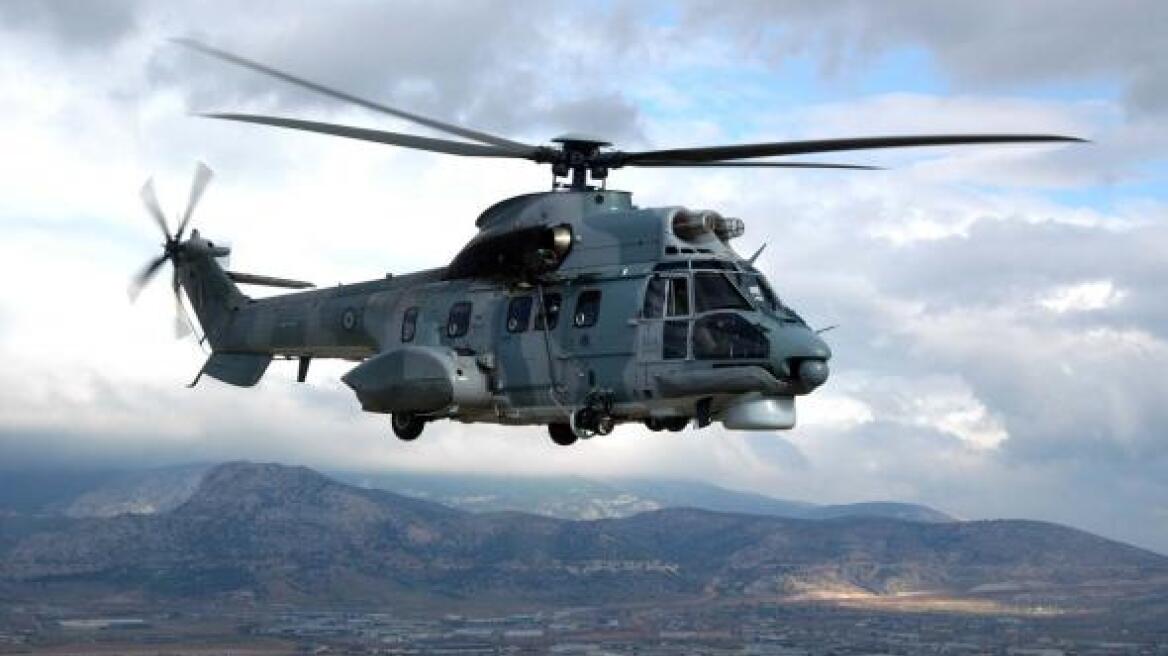 Εκλογικός αντιπρόσωπος μεταφέρθηκε με Super Puma λόγω κακοκαιρίας