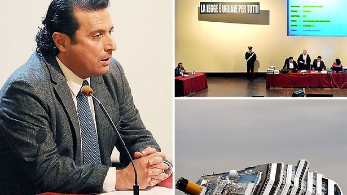 Ιταλία: Ποινή κάθειρξης 26 ετών προτείνει η εισαγγελέας για τον καπετάνιο του «Κόστα Κονκόρντια»