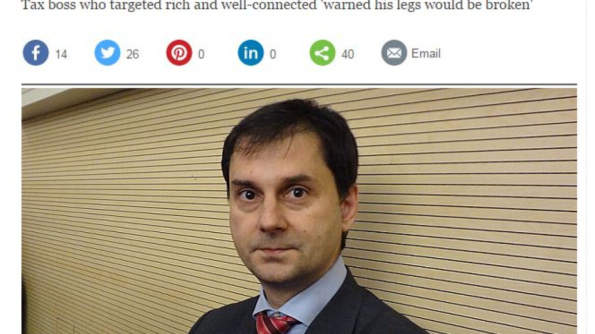 Θεοχάρης: Παραιτήθηκα γιατί με απειλούσαν ότι θα μου σπάσουν τα πόδια