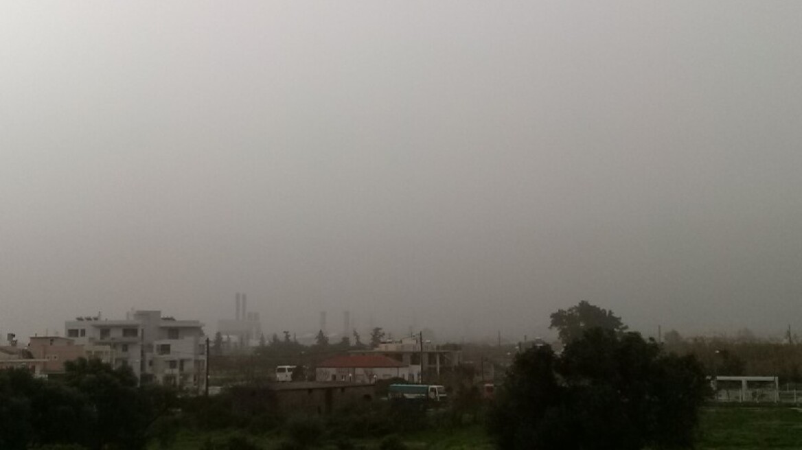 Γέμισε αφρικανική σκόνη η ατμόσφαιρα της Κρήτης