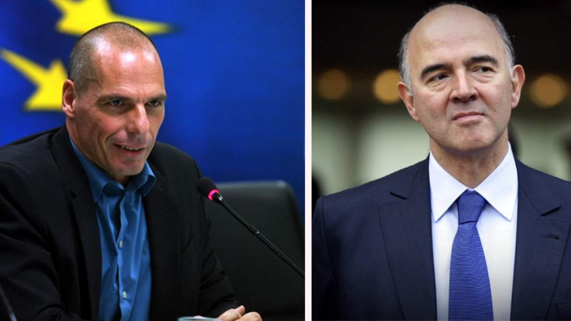 Κομισιόν: Σε «εποικοδομητικό» κλίμα άτυπη συνάντηση Μοσκοβίσι-Βαρουφάκη
