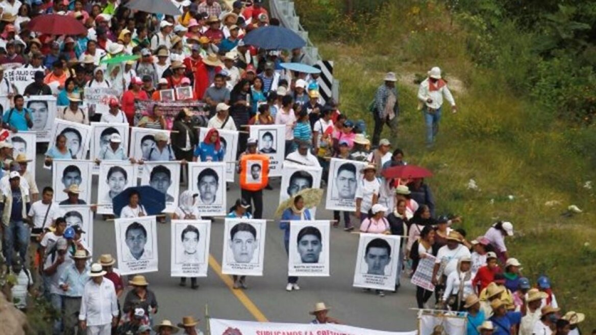 Μεξικό: Στον ΟΗΕ οι γονείς των 43 δολοφονηθέντων φοιτητών