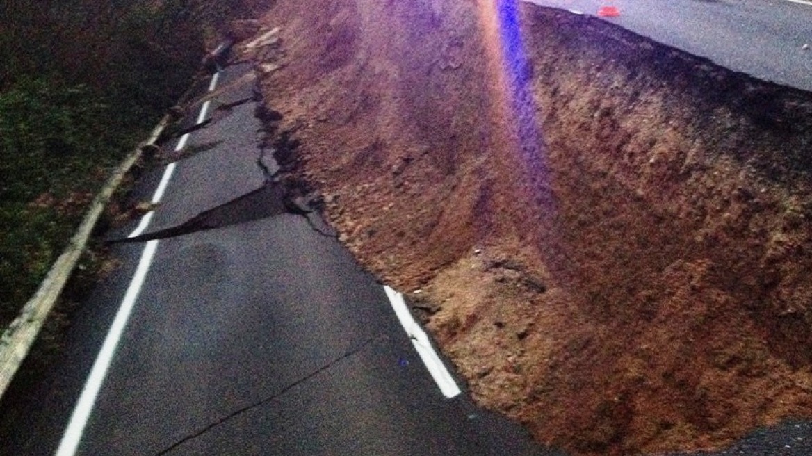 Κλειστή έως την Τρίτη η εθνική οδός Ιωαννίνων-Αθηνών στο ύψος του Τέροβου