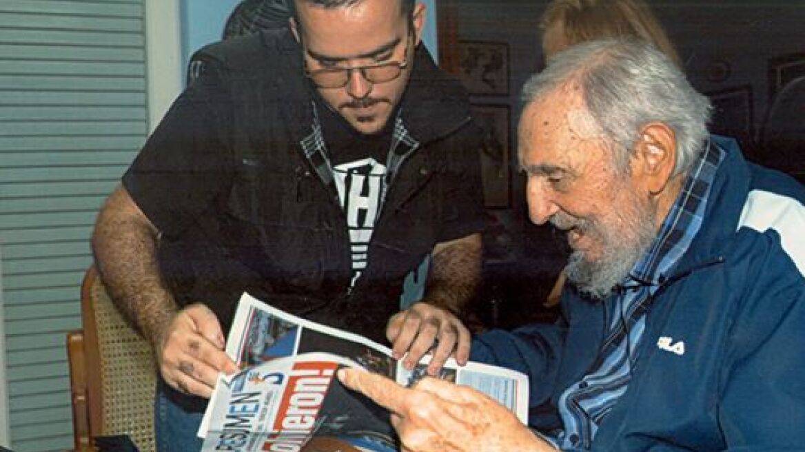 Στη δημοσιότητα νέες φωτογραφίες του Φιντέλ Κάστρο 