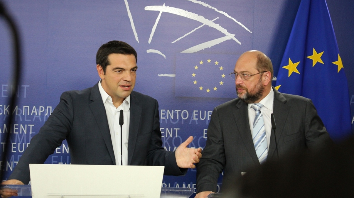 Συνάντηση Τσίπρα – Σουλτς στο Ευρωπαϊκό Κοινοβούλιο