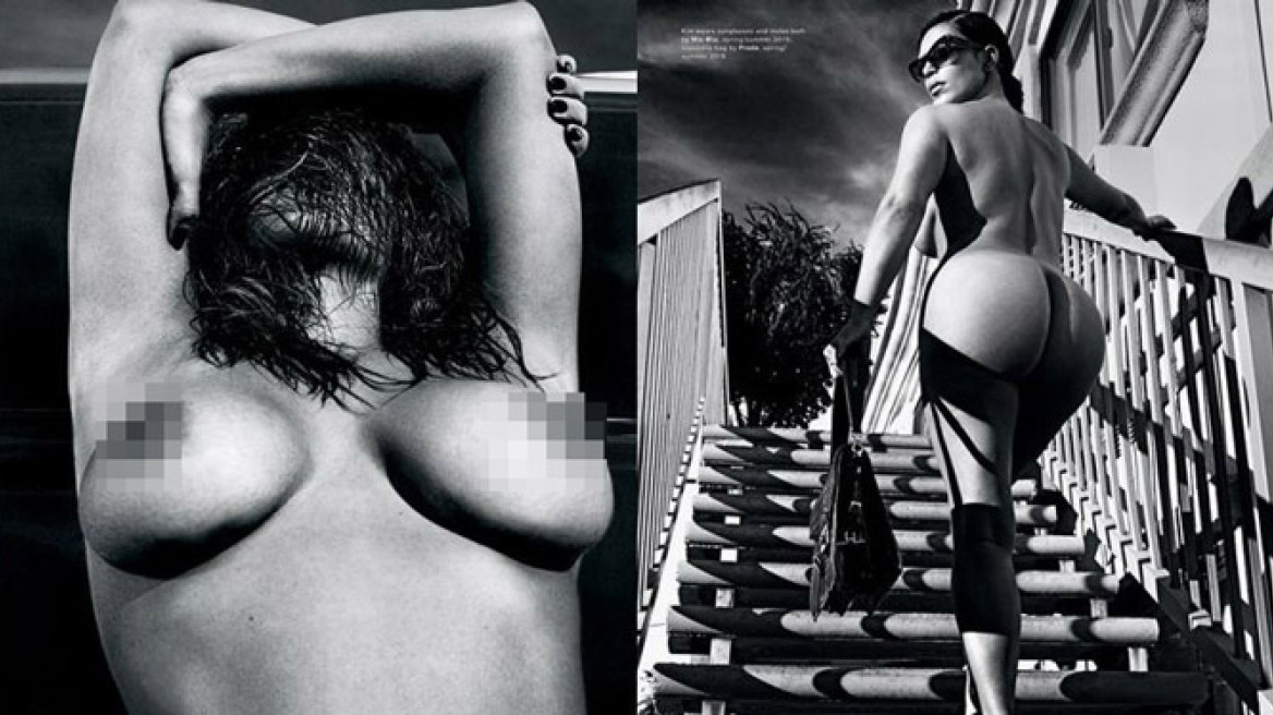 Όλη η επίμαχη φωτογράφηση της Kim Kardashian στο «Love Magazine»