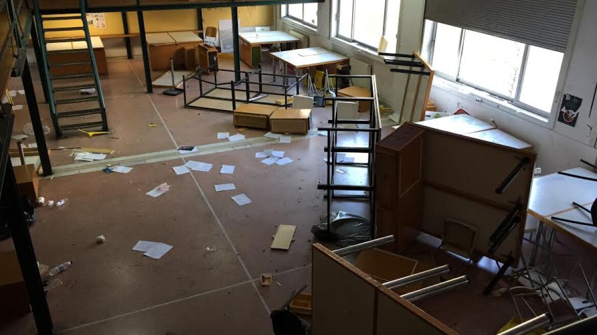 Εικόνες καταστροφής στο ΑΠΘ- Τα έσπασαν μετά από πάρτι στην Αρχιτεκτονική