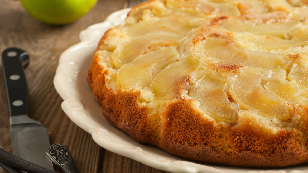 Μηλόπιτα με αλεύρι ολικής και πορτοκάλι για διαβητικούς