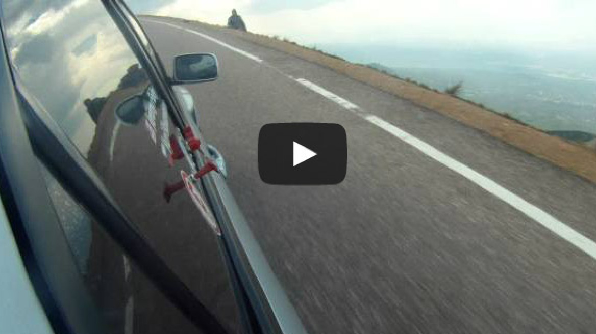 Σοκαριστική βουτιά στο κενό (video)