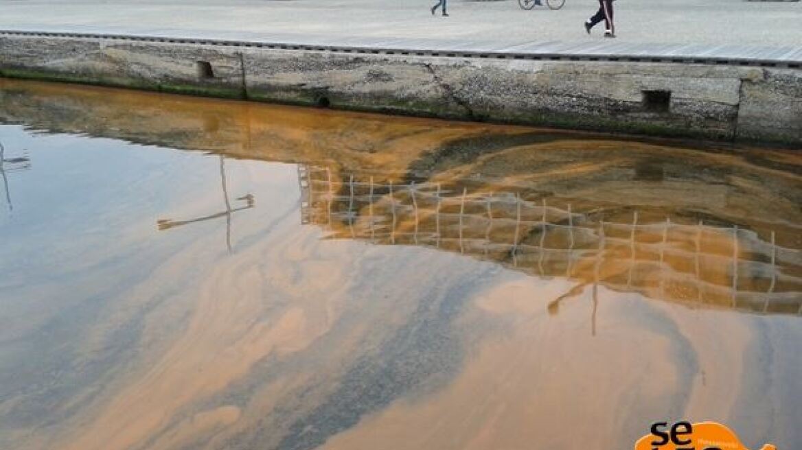 Κόκκινος «βάφτηκε» ο Θερμαϊκός Κόλπος (φωτογραφίες)