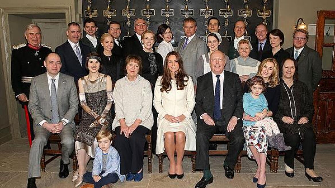 Στα γυρίσματα του Downton η Κέιτ Μίντλετον