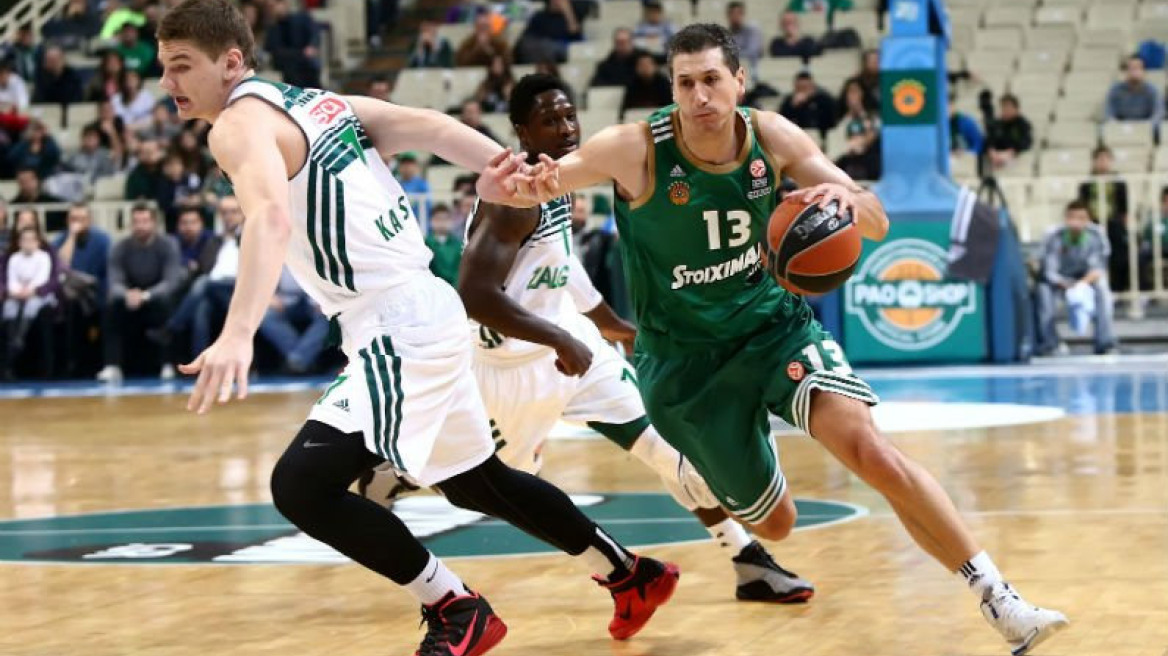 Euroleague: Ζαλγκίρις- Παναθηναϊκός 76-60