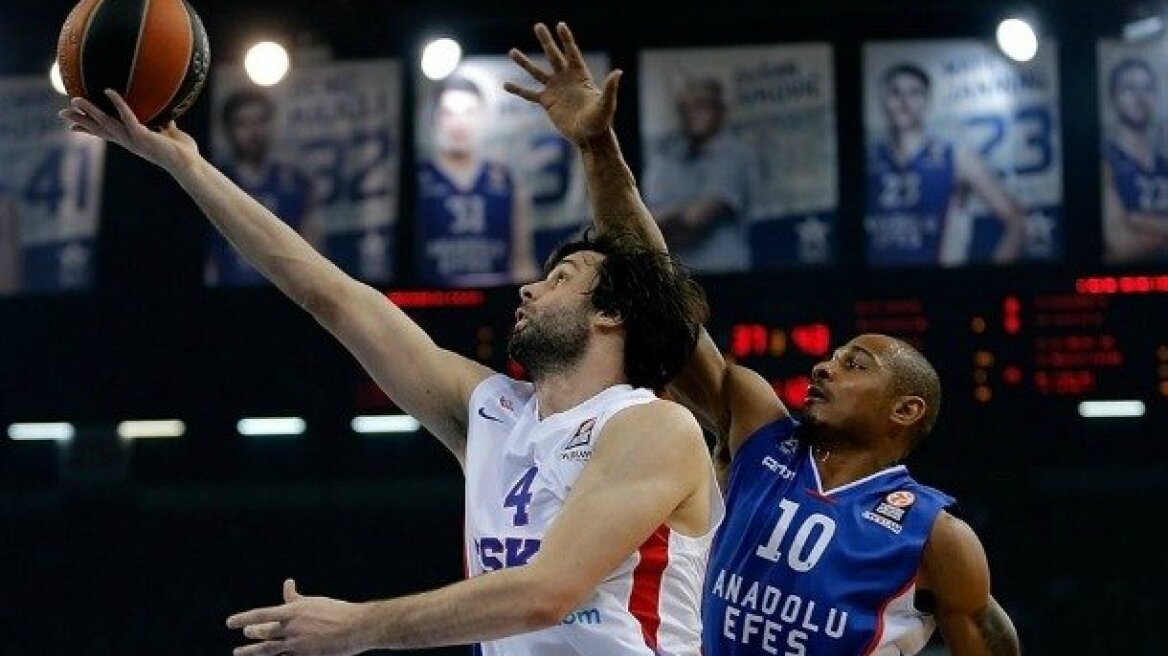 Euroleague: Η Εφές προσπάθησε αλλά στο τέλος νίκησε η ΤΣΣΚΑ