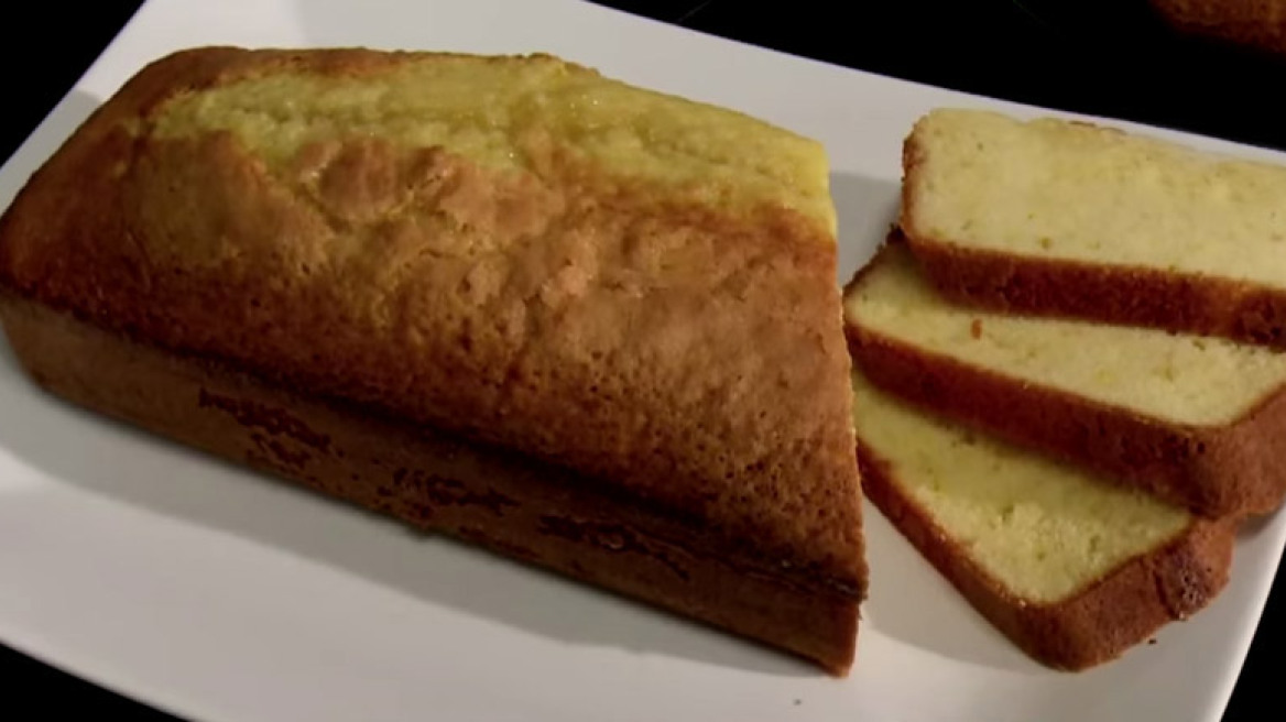 Κέικ λεμόνι χωρίς μίξερ