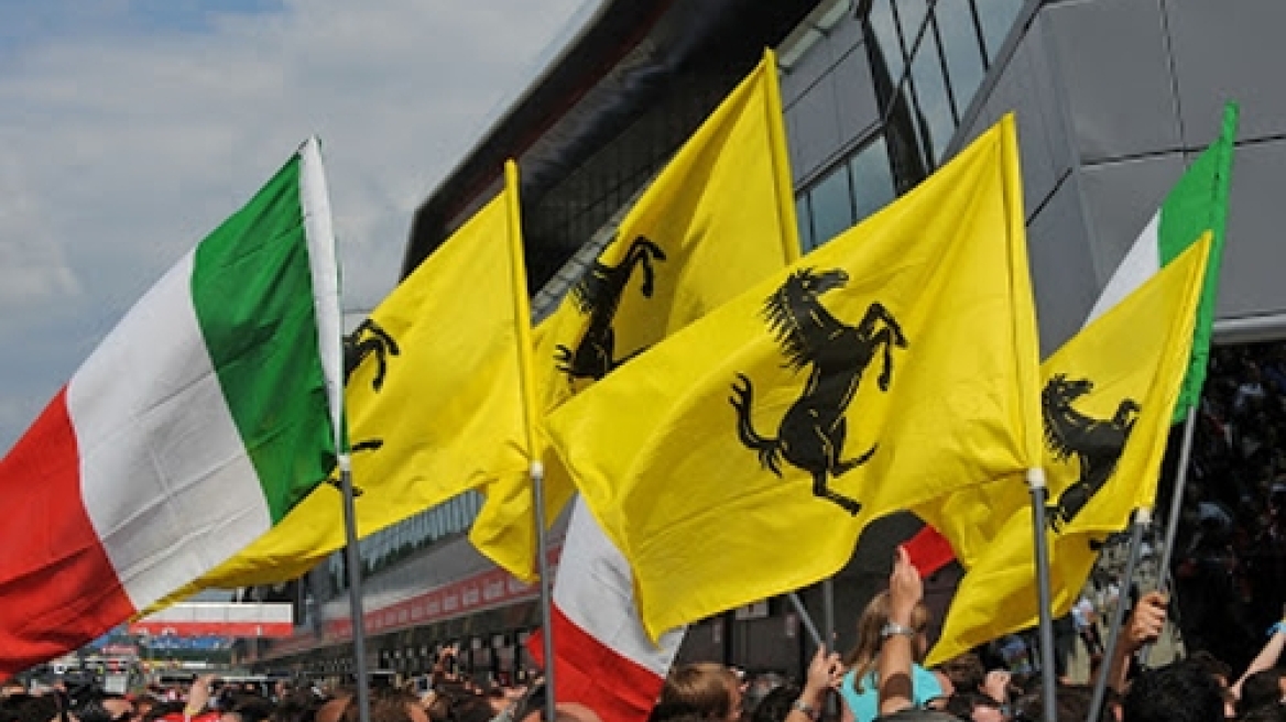 Σε πελάγη ευτυχίας οι Ιταλοί για Ferrari, Rossi