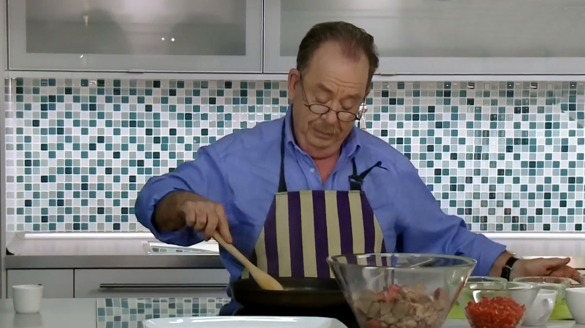 Γιομίδια, αλλιώς συκωταριά στο τηγάνι με πιπεριές Φλωρίνης