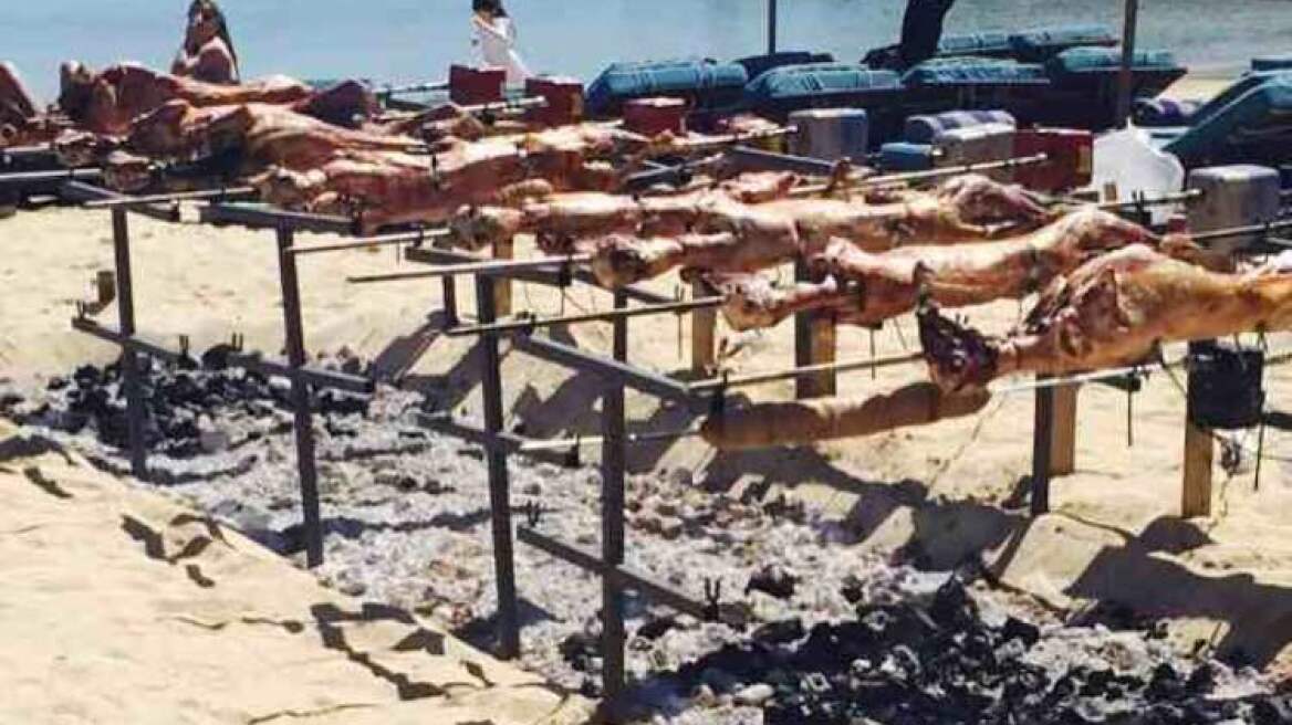 Μύκονος: Έσκαψαν την Ψαρού και έψησαν αρνιά