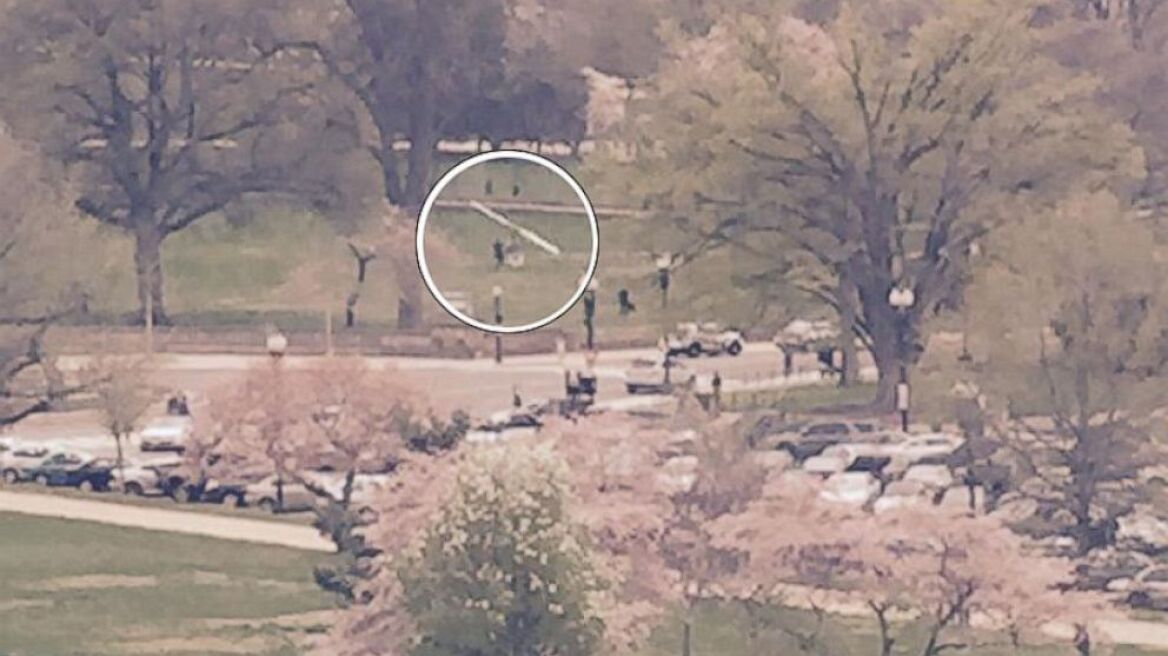 Ουάσινγκτον: Ελικόπτερο προσγειώθηκε στον κήπο του Καπιτωλίου 