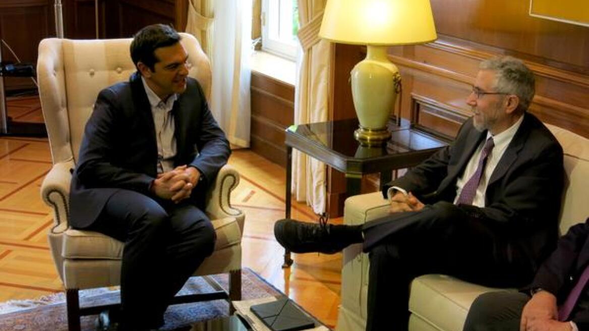 Συνάντησεις Κρούγκμαν με Τσίπρα και Παυλόπουλο