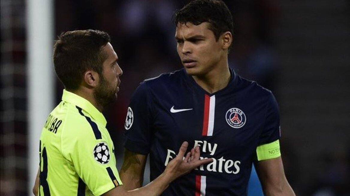 Παρί Σεν Ζερμέν: Χωρίς Τιάγκο Σίλβα στη Βαρκελώνη