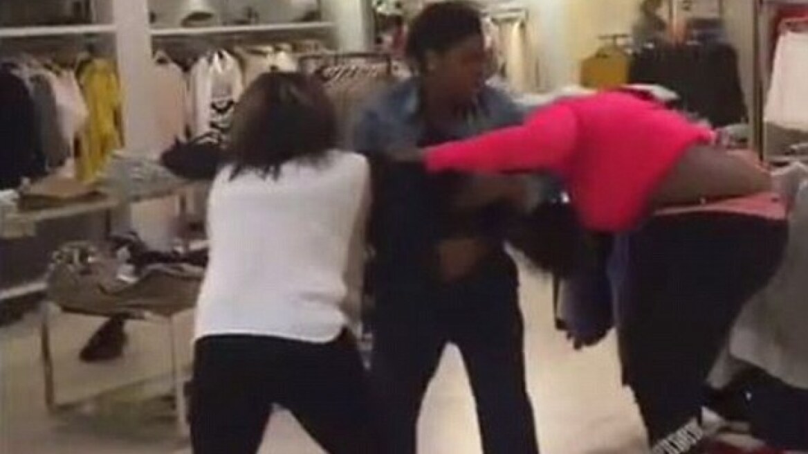 Βίντεο: Απίστευτο ξύλο σε κατάστημα Zara στις ΗΠΑ