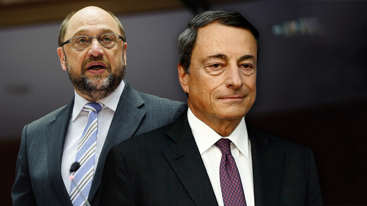 Εξαντλείται η υπομονή του Ντράγκι, εκνευρισμός και στον Σουλτς