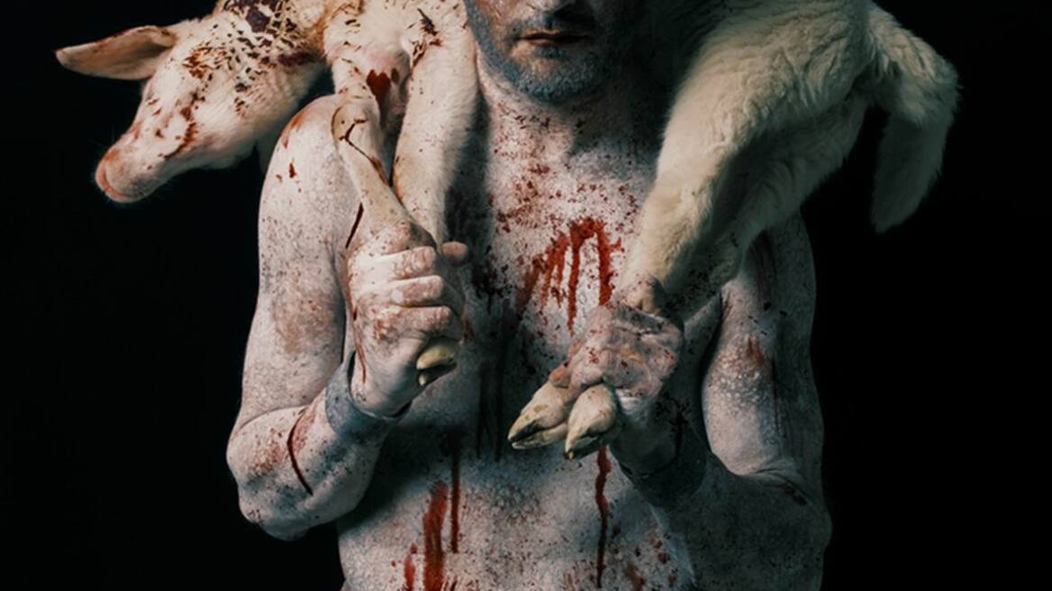 Ο Νίκος Κουρής στον ρόλο του Αίαντα του Σοφοκλή