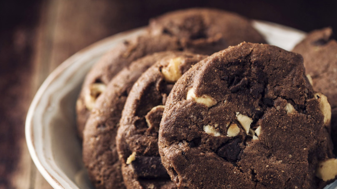 Cookies σοκολάτας με φουντούκια