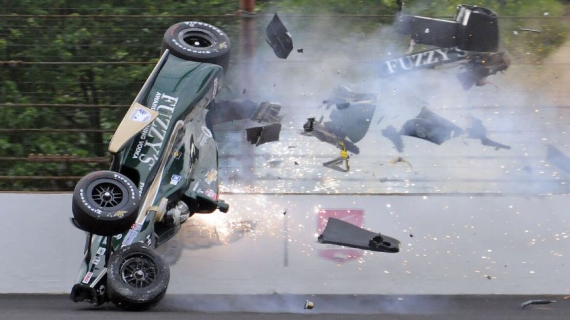 Πέντε τρομερά ατυχήματα στο Indy500 - Δείτε τα (videos)