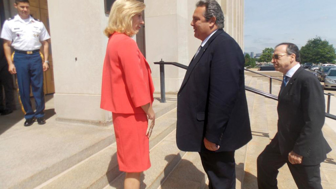 Πρακτορείο Sputnik: «Διπλωματικό επεισόδιο» του Καμμένου με τη δεύτερη υφυπουργό Άμυνας των ΗΠΑ