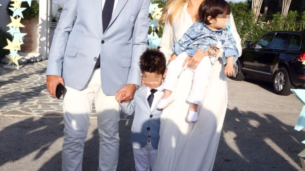 Φωτογραφίες: Ήταν όλοι παρόντες στη βάπτιση του Λιάγκα junior