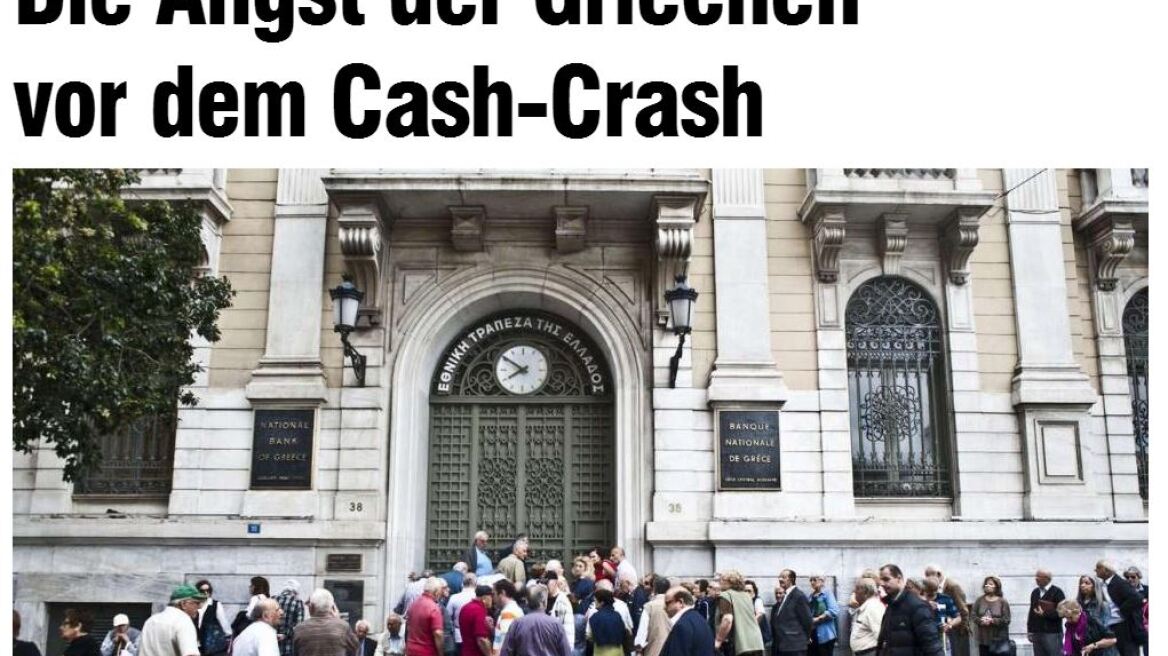 Bild: Οι Έλληνες φοβούνται για crash μετρητών