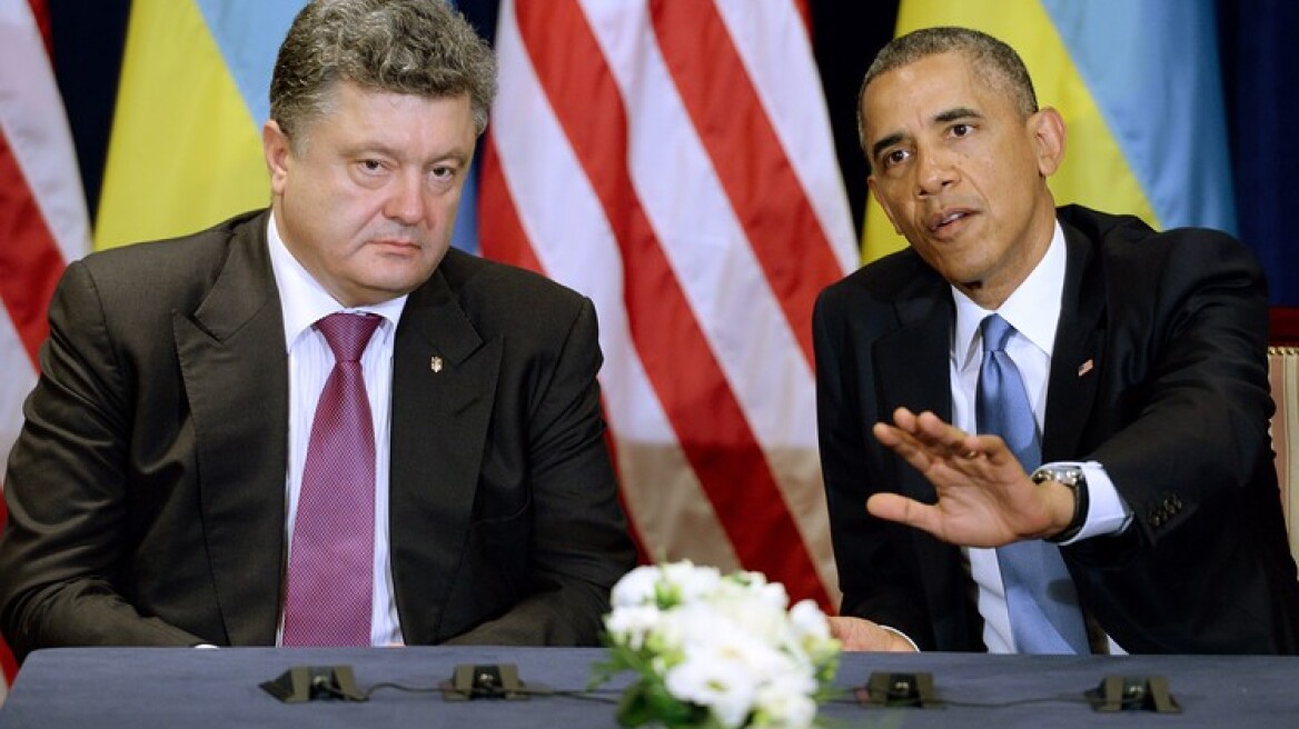 Για την ουκρανική κρίση συνομίλησαν Ομπάμα-Ποροσένκο