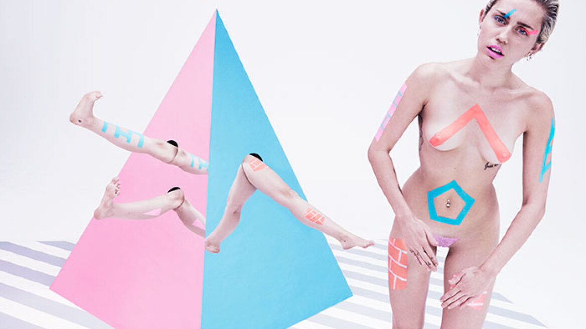 Miley bares all! Literally and figuratively