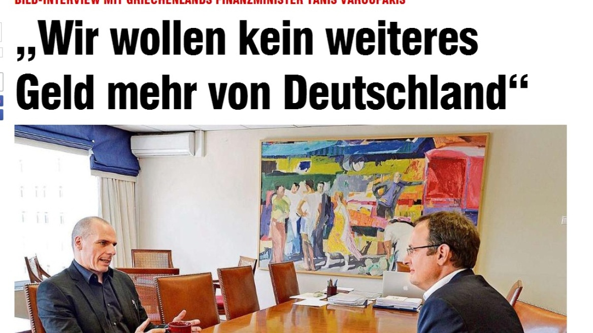 Βαρουφάκης στην «Bild»: Δυνατή η επίτευξη μίας συμφωνίας