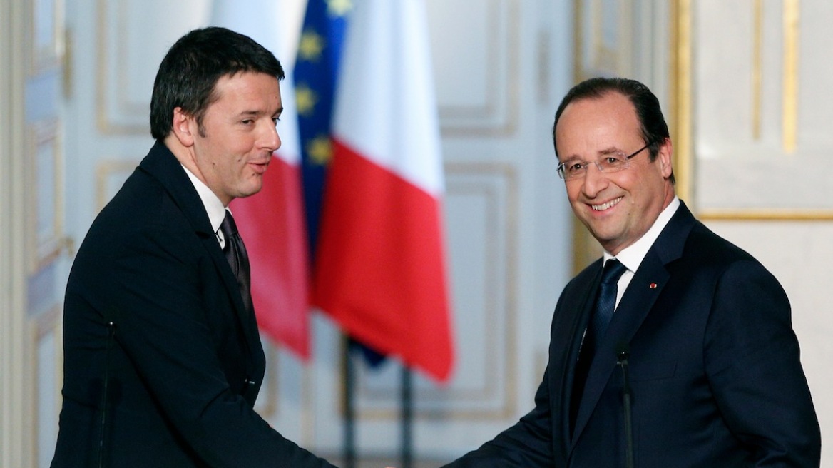 Συνάντηση Ολάντ και Ρέντσι για το ελληνικό ζήτημα