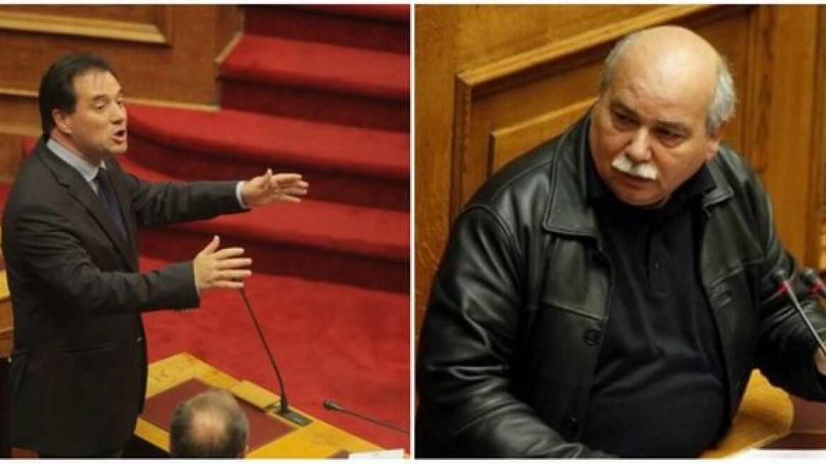 Σύγκρουση Βούτση - Άδωνι στην Βουλή για τη διαπραγμάτευση  