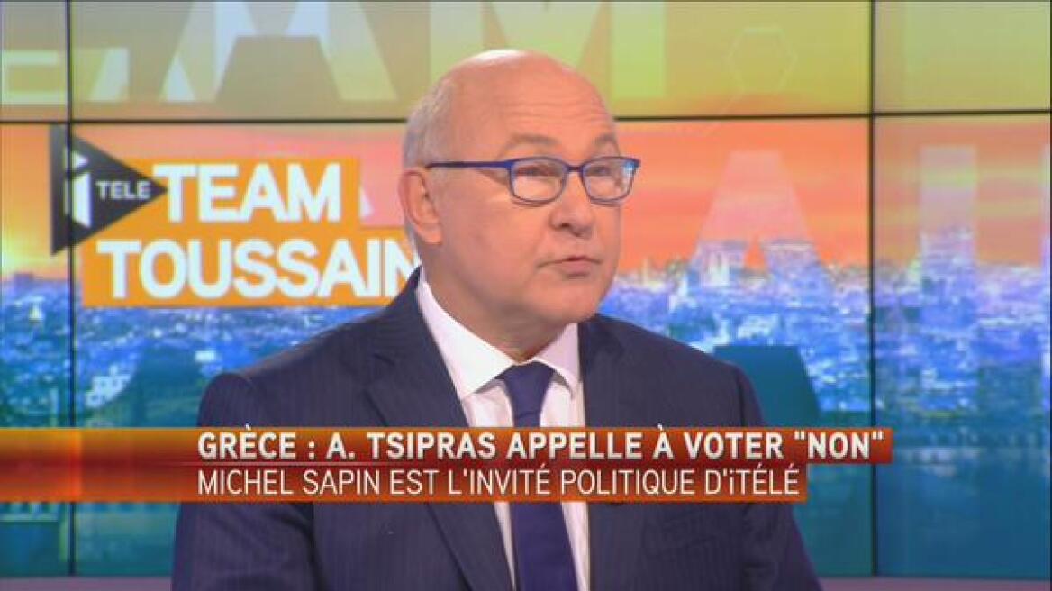 Σαπέν: Μέχρι τελευταία στιγμή ψάχναμε για λύση, μέχρι που ο Τσίπρας είπε «όχι» 
