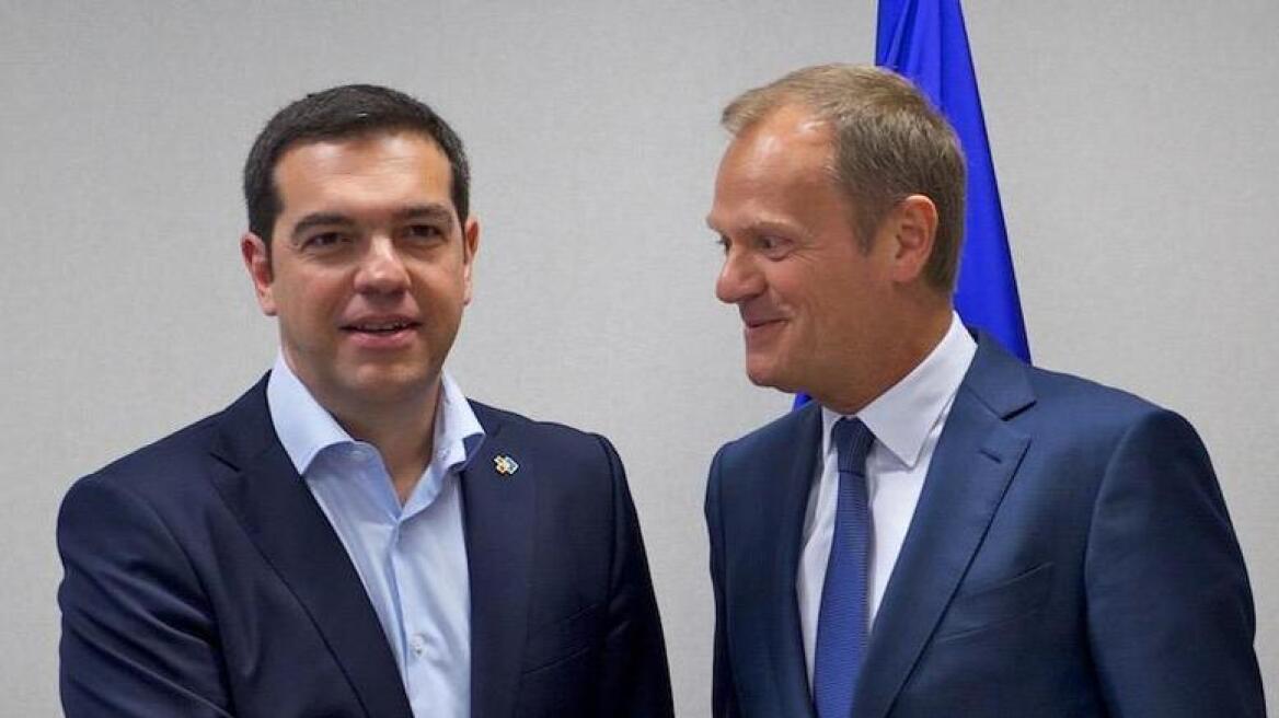 Επικοινωνία Τσίπρα - Τουσκ ενόψει της Συνόδου Κορυφής