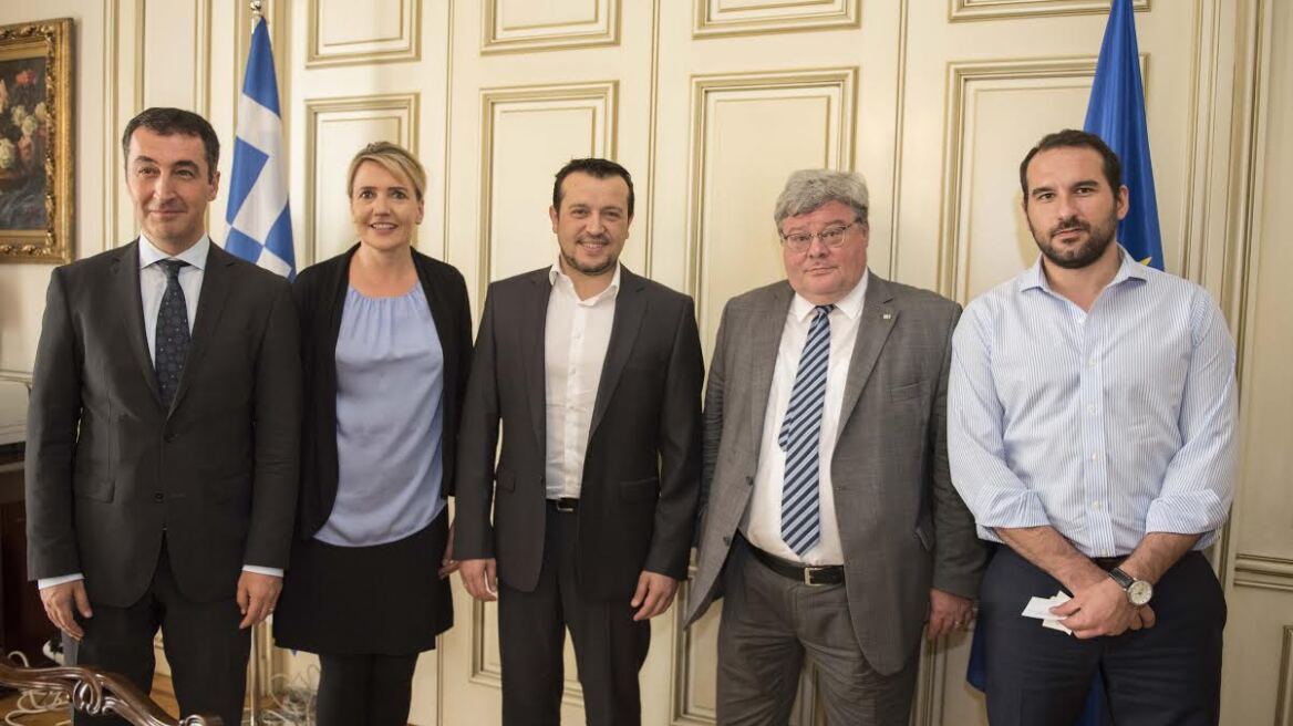 Συνάντηση Παππά με αντιπροσωπεία των «Πρασίνων» 